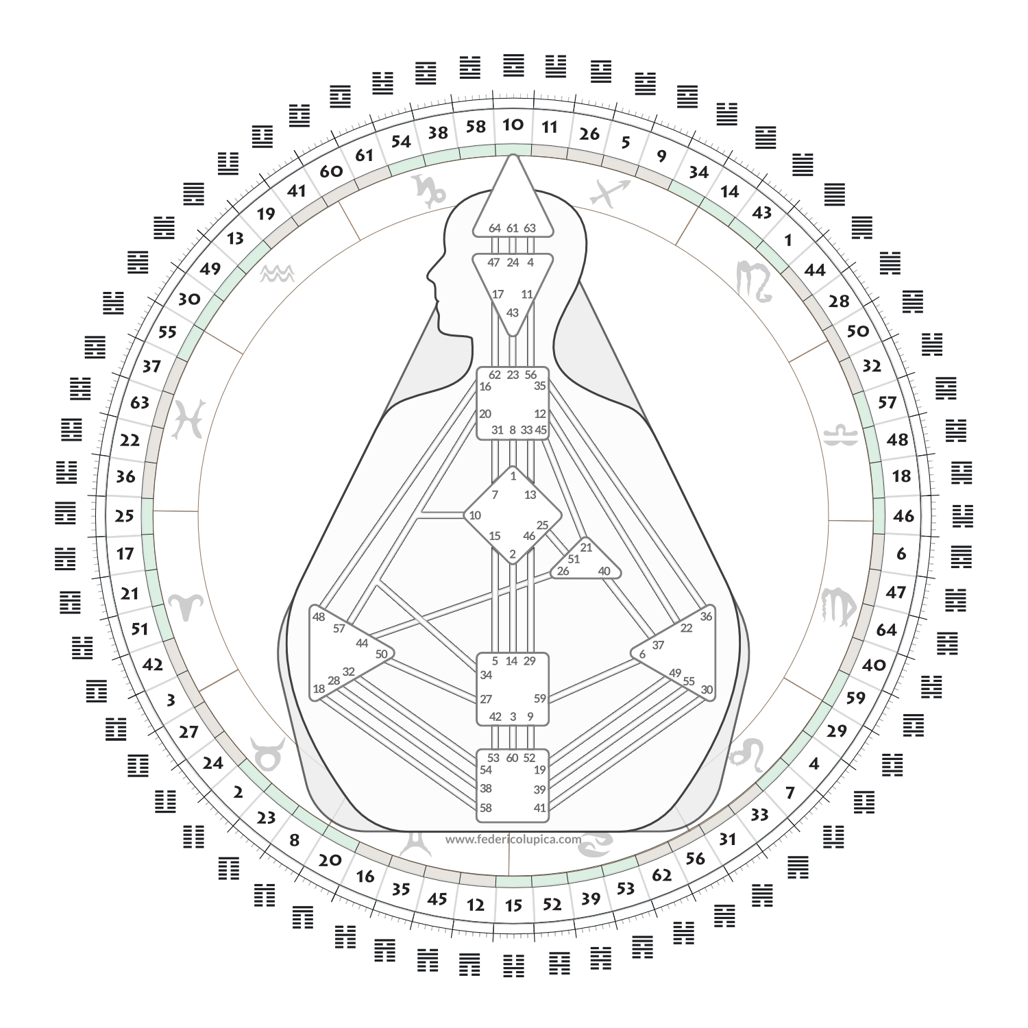 Corpo Grafico e Mandala del Rave Human Design